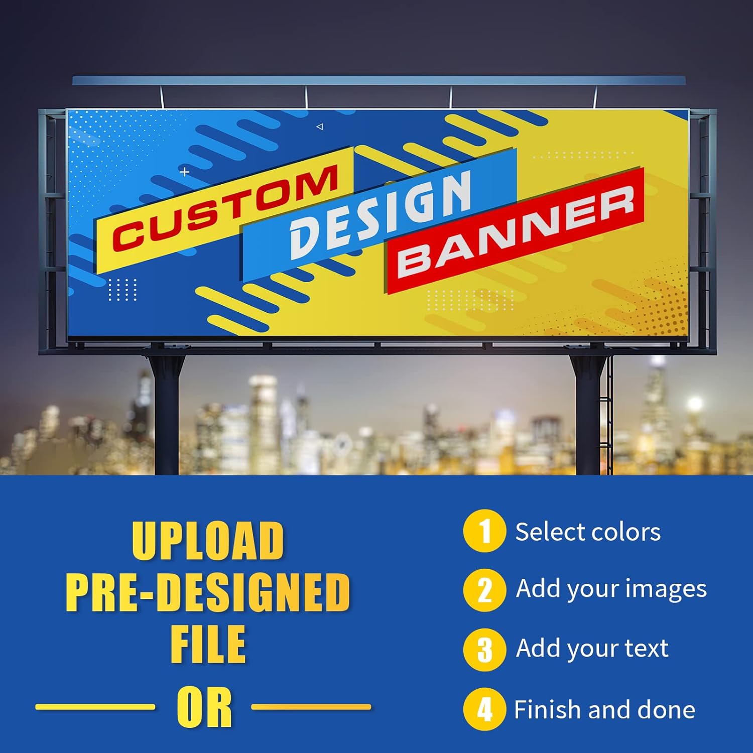 DP BOUTIQUE Custom Banners and Signs Personalized Customizable 13oz Vinyl Banner with Full Color for Parties, Business, Birthday, Back to School(3'*8') - Image 5