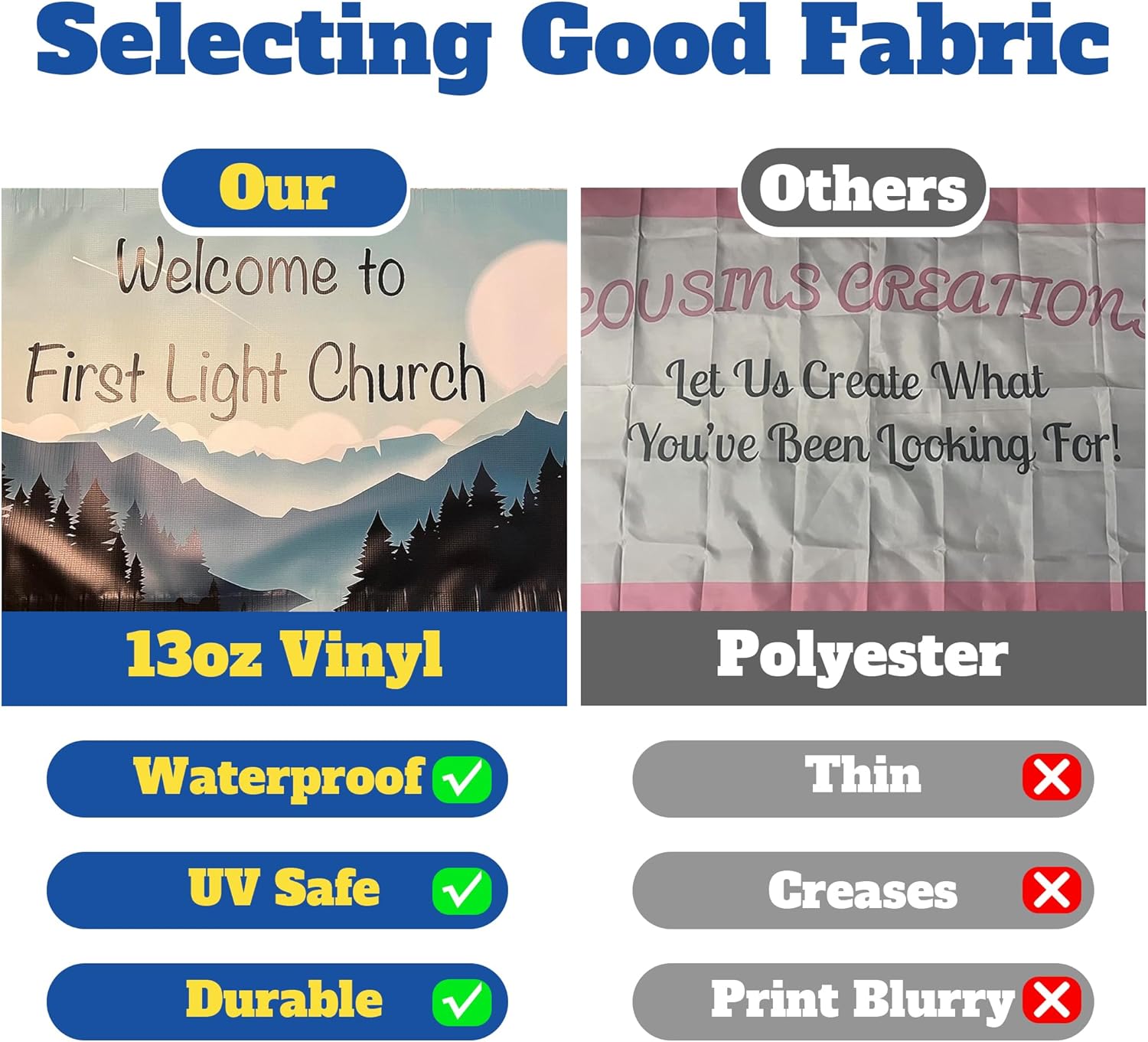 DP BOUTIQUE Custom Banners and Signs Personalized Customizable 13oz Vinyl Banner with Full Color for Parties, Business, Birthday, Back to School(3'*8') - Image 4