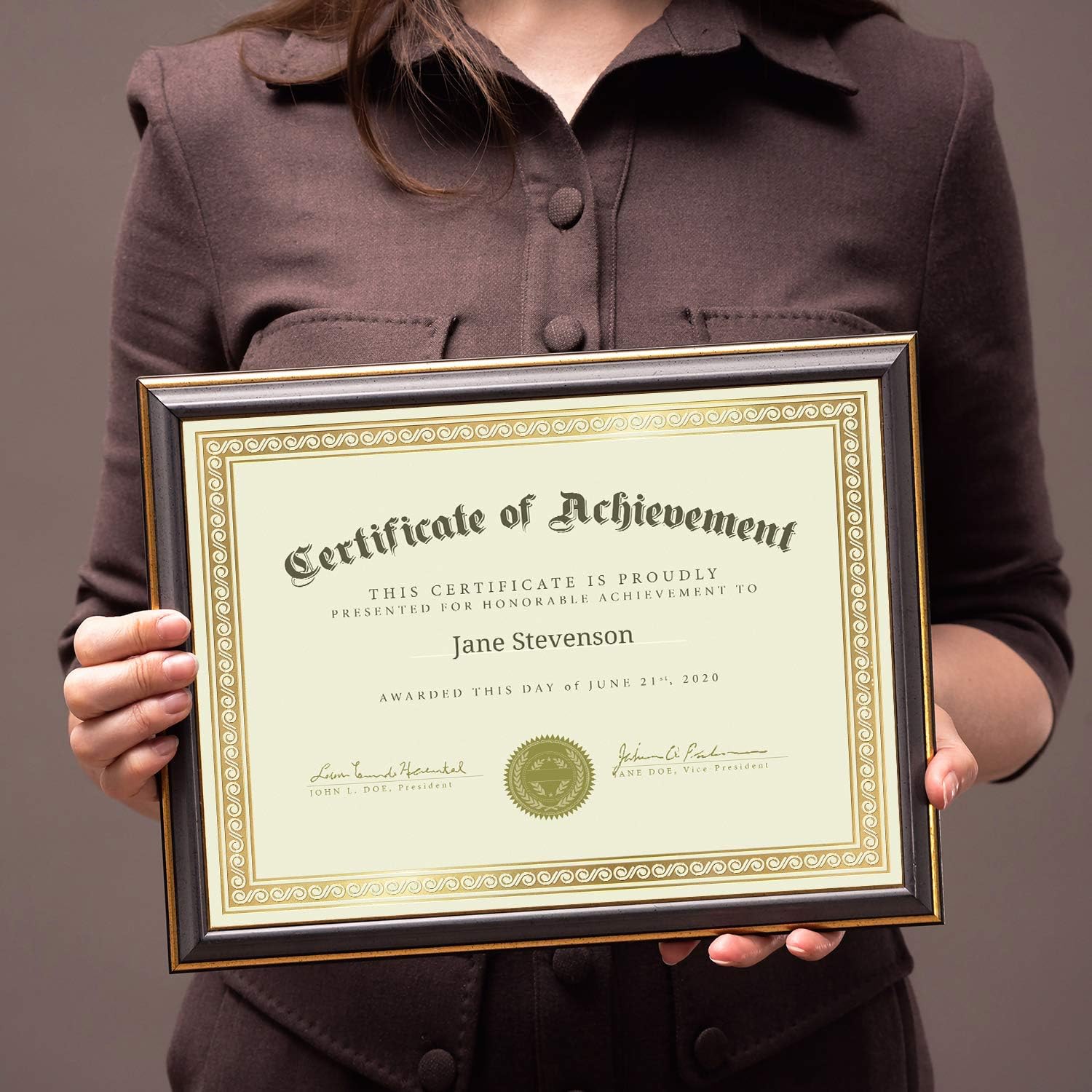 Sweetzer & Orange 50 Certificate Paper 8.5 x 11 for Printing, 180gsm Cardstock Gold Border Award Certificates Paper for Completion of Graduation Diploma, Employee of The Month & Sports Achievements - Image 6